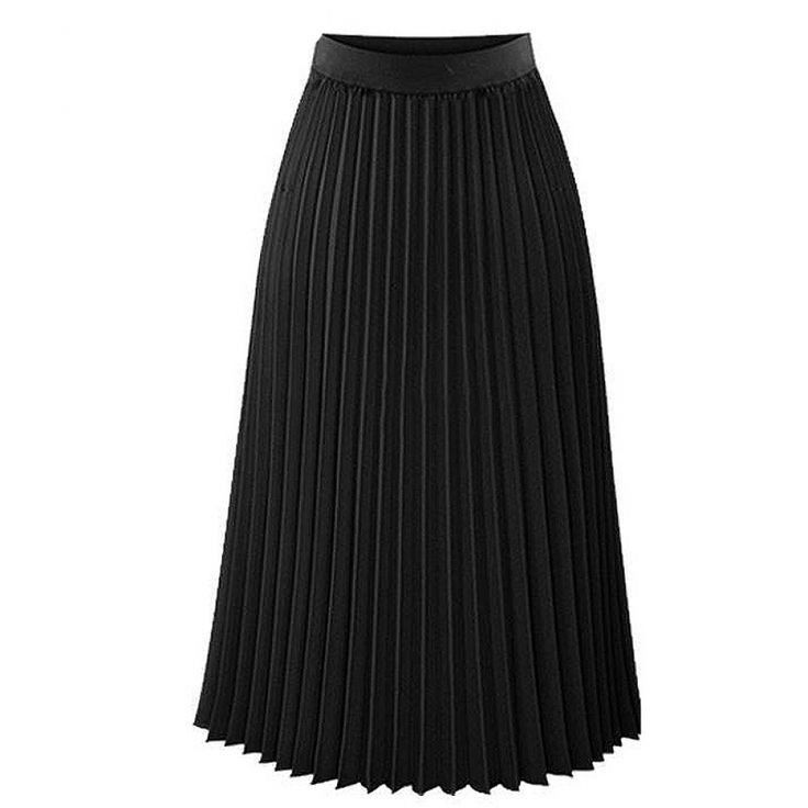 Lange Minimalistische Rok